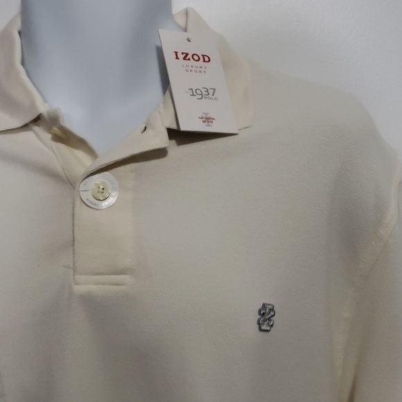 Izod Luxury Sport Golf Preppy Country Club NWT Electric Grampa Polo Shirt Men's - Picture 2 of 8